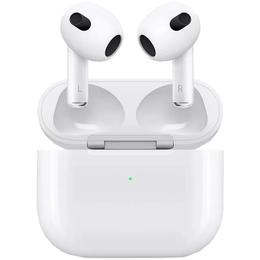 Apple  AirPods 3-rd Generation with Χρέωση Αστραπής, Λευκό — Εικών №1