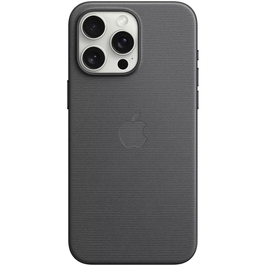 APPLE Case FineWoven Case with MagSafe with MagSafe, Black for iPhone 15 Pro Max — Image №1