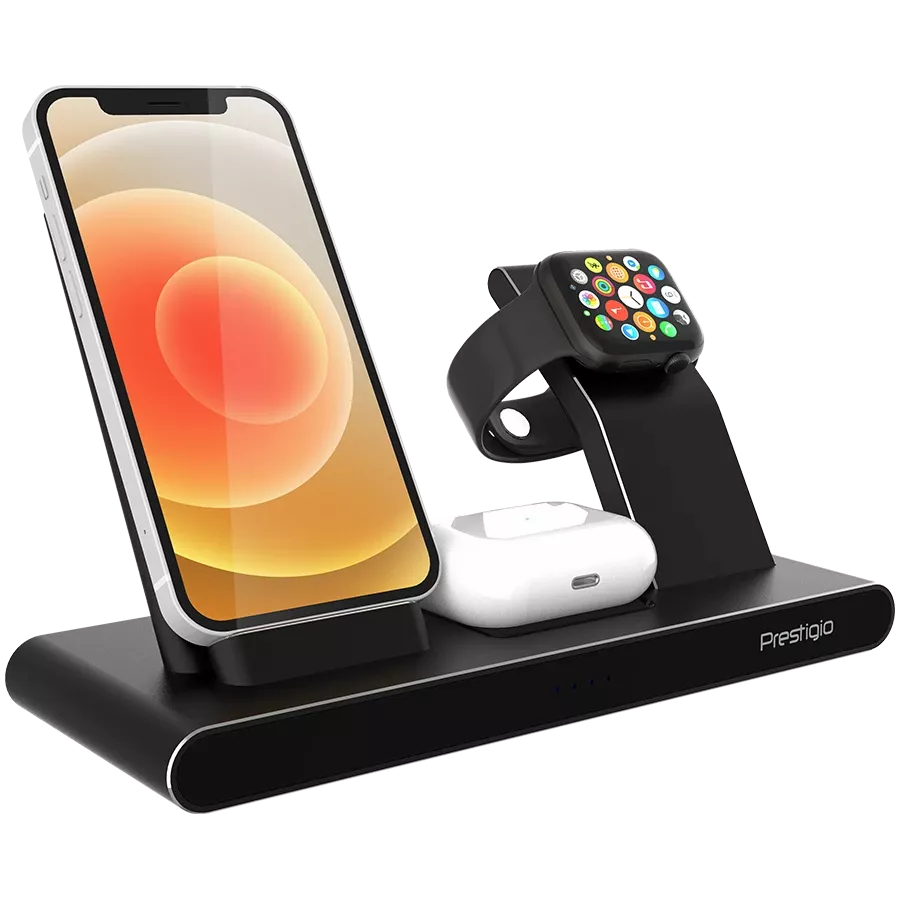 PRESTIGIO ReVolt A7 Wireless Charger, 10 W, Black — Image №6