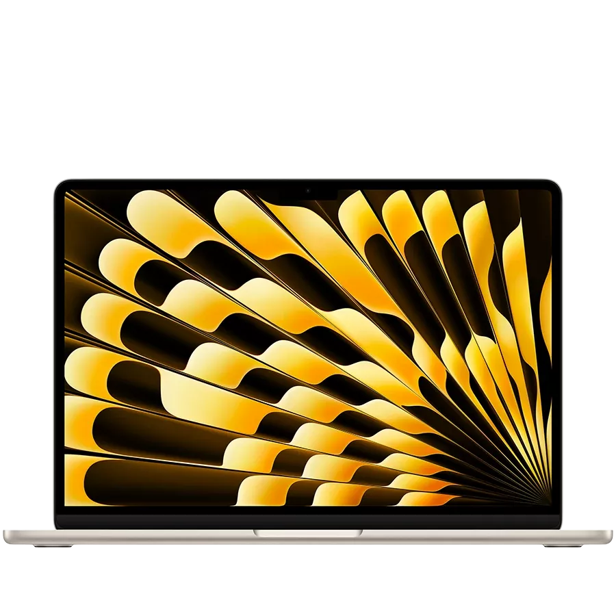 Apple MacBook Air 13.6"  Apple M3 (8C CPU/8C GPU), 8 GB, 256 GB, Starlight, 2024 — Image №1
