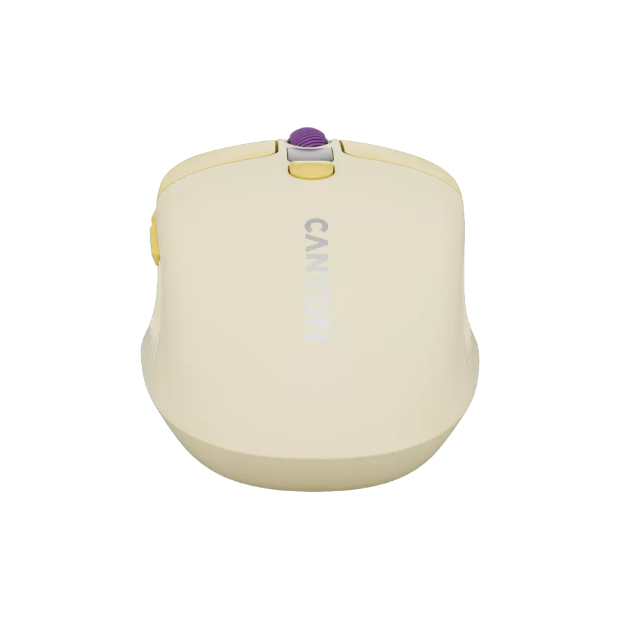 CANYON Mouse MW-26, Wireless, Yellow — Image №7