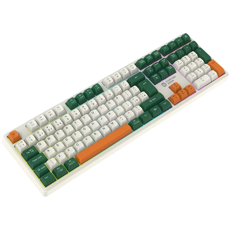 CANYON GKW-11 Gaming Keyboard, Wired and Wireless, Black — Image №6