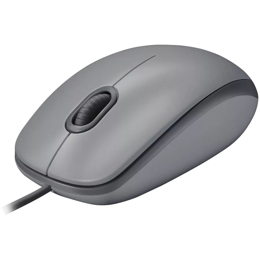 Мышь LOGITECH M110 Silent Mid Gray (L910-006760) — Изображение №2