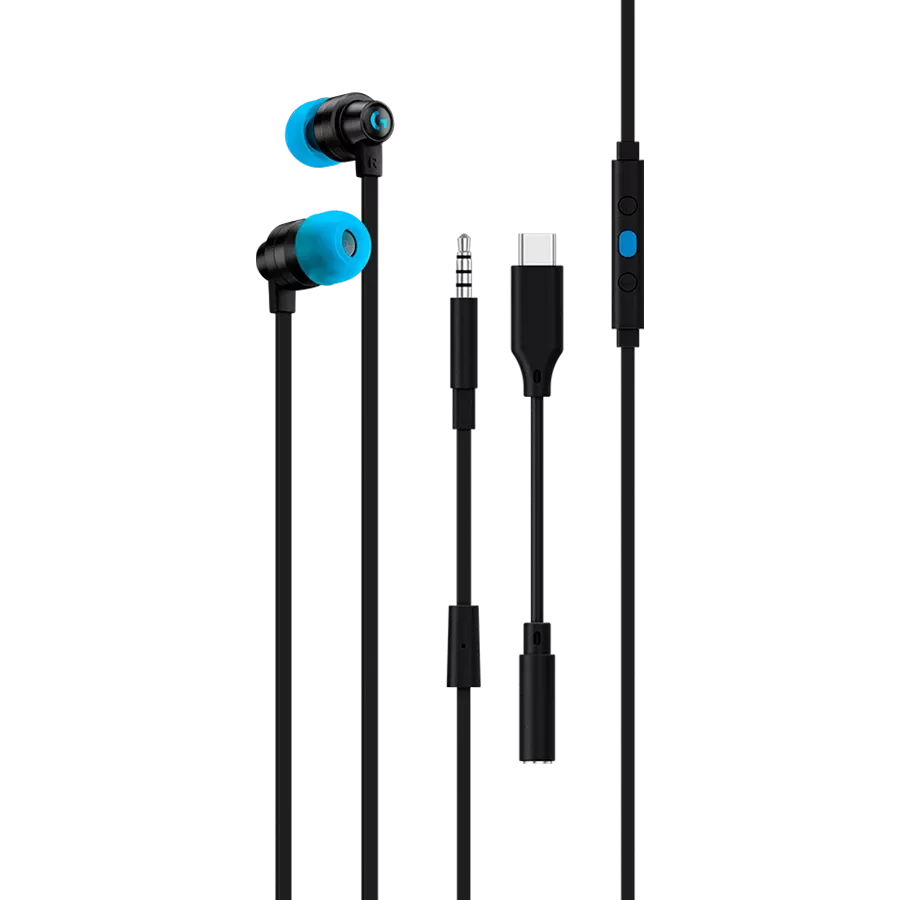 LOGITECH G333 Gaming Headset, Black — Image №1