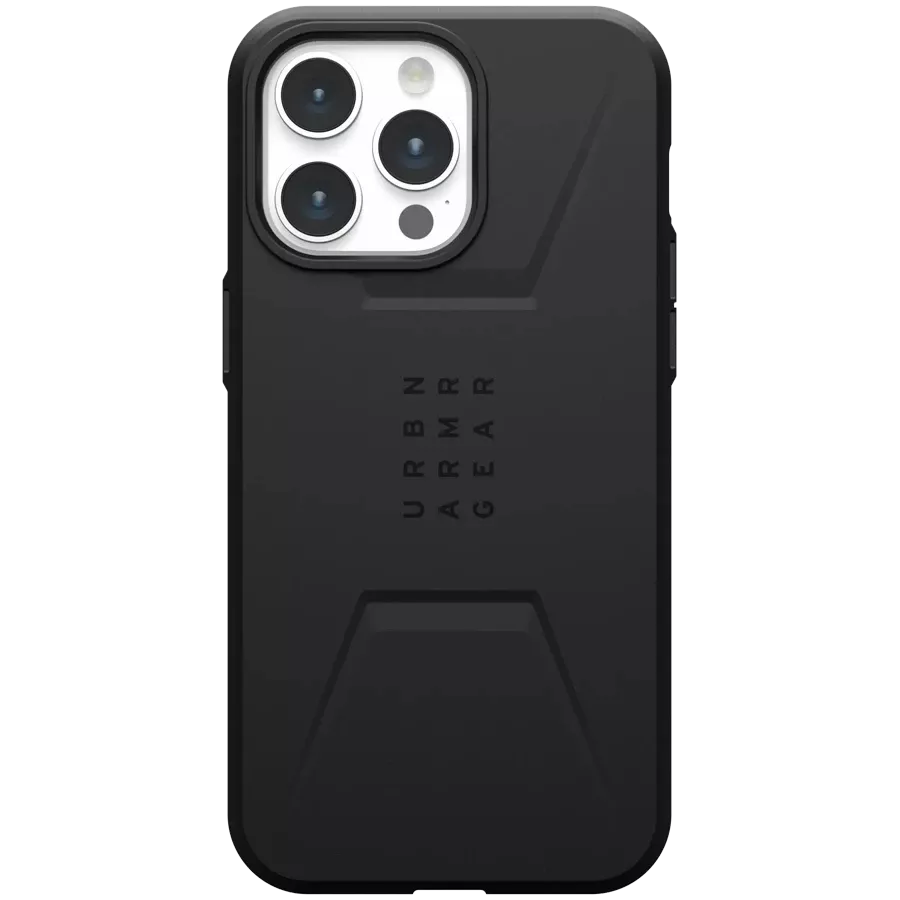 UAG Қорғаныс корпусы Civilian Magsafe with MagSafe Қара for iPhone 15 Pro Max — image №1