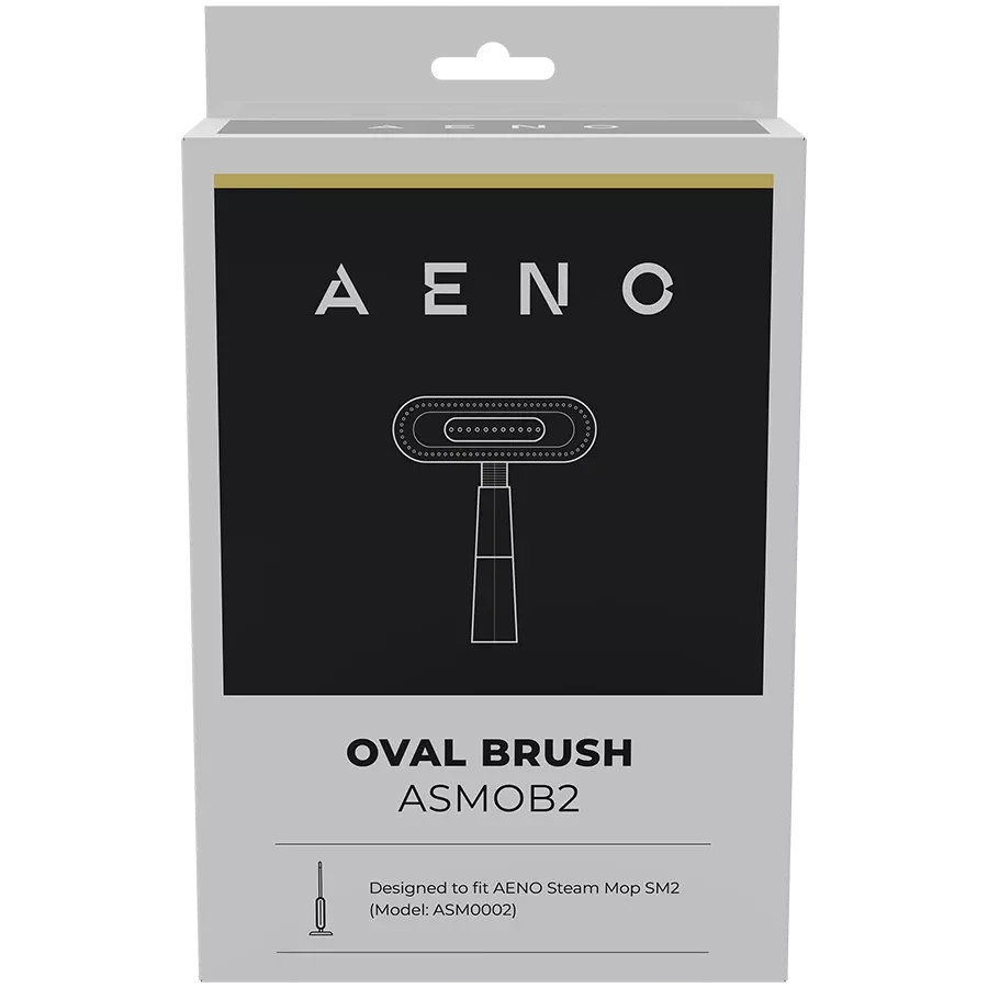 AENO  for SM2|АғылшынOval brush for steam mop SM2 consists of 2 parts (1pc/box)Ағылшын| — image №2