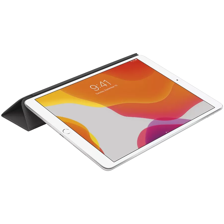 Обложка APPLE Smart Cover  Чёрная для iPad (7-го, 8-го и 9-го поколения)/iPad Air (3-го поколения)/iPad Pro 10,5 дюйма — Изображение №4