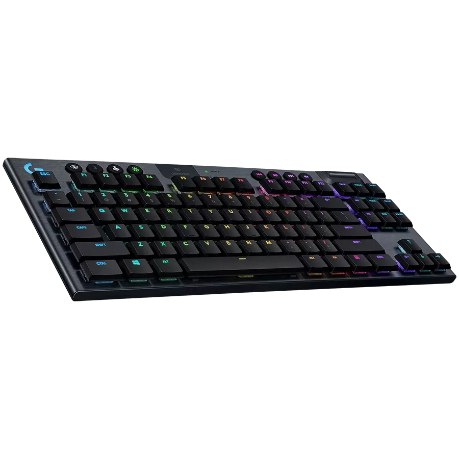 LOGITECH G915 TKL Πληκτρολόγιο παιχνιδιών, Ασύρματο, Carbon, Ρωσικά/Διεθνή Αγγλικά — Εικών №2