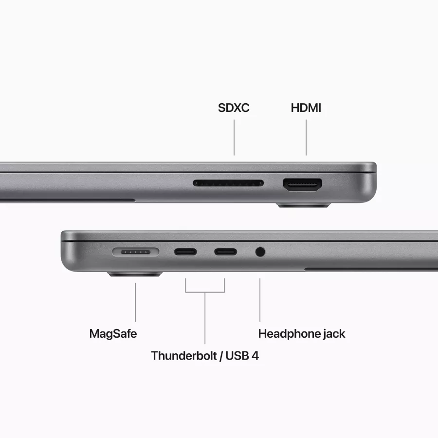 Apple MacBook Pro 14.2"  Apple M3 (8C CPU/10C GPU), 8 GB, 1 TB, Space Gray, 2023 — Image №6