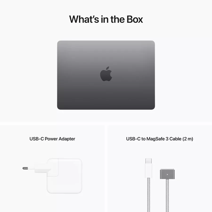 MacBook Air 13.6"  M2 (8C CPU/10C GPU), 8 GB, 512 GB, Space Gray — Image №10