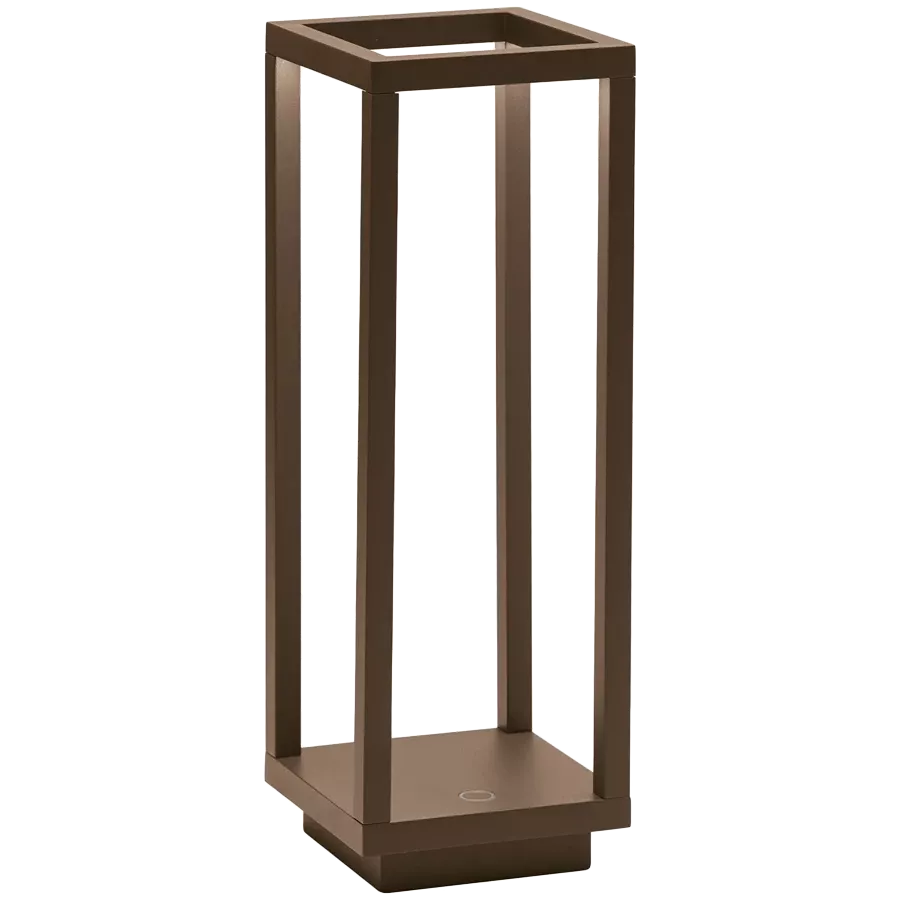 ZAFFERANO HOME PRO TABLE LAMP 100x100x294mm. PAINTED CORTEN 2.2W LED 165lm. — Image №1 ZAFFERANO HOME PRO TABLE LAMP 100x100x294mm. PAINTED CORTEN 2.2W LED 165lm. — Image №1