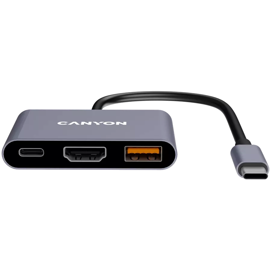 CANYON  DS-4  Multiport Adapter  Γκρι — Εικών №2