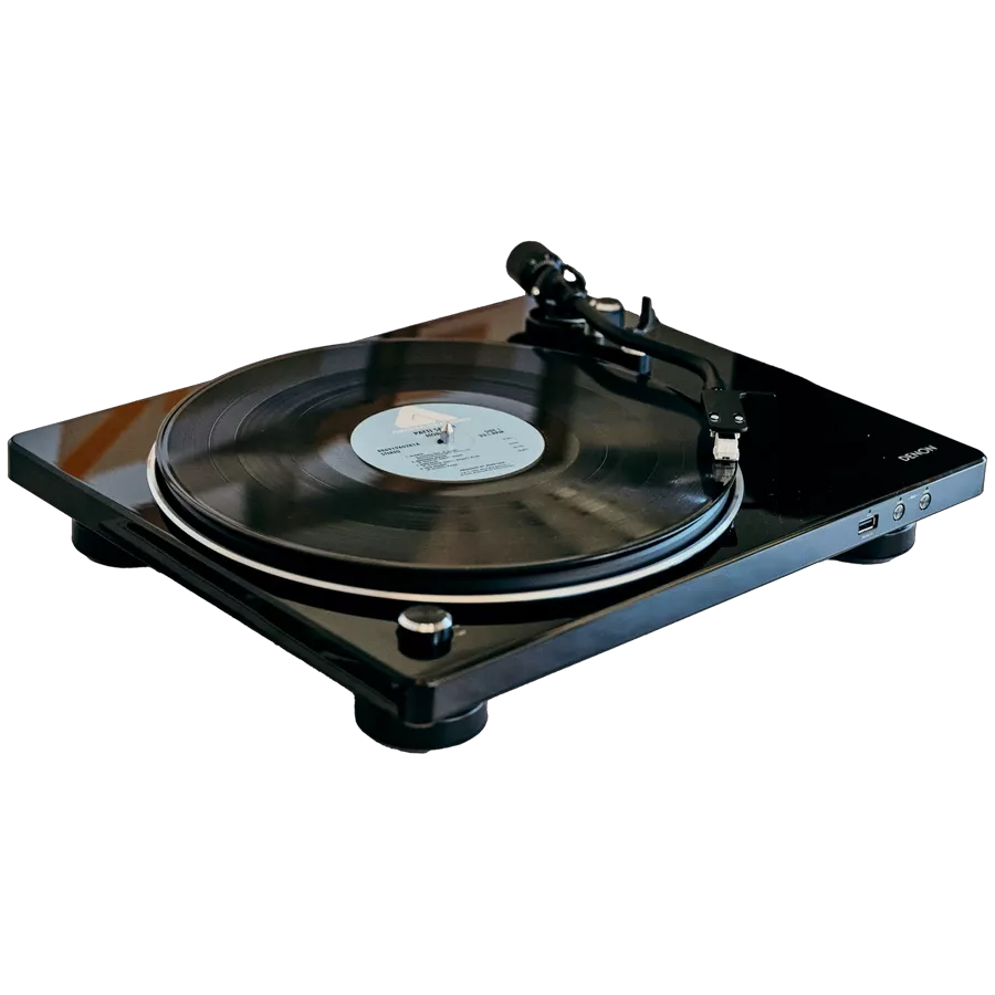 DENON Βινυλίου Player, Πλήρως χειροκίνητο, Μαύρο — Εικών №1