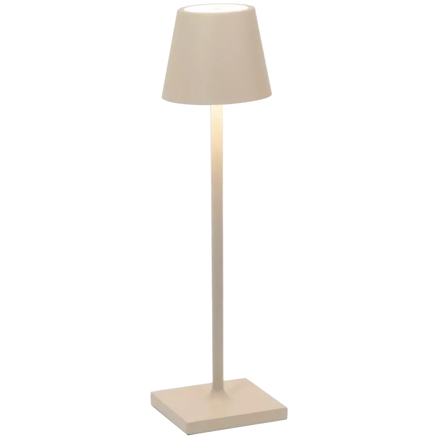 ZAFFERANO POLDINA PRO MICRO TABLE LAMP 70x275mm. MATT SAND - 1.8W - DYNAMIC WHITE- — Εικών №1