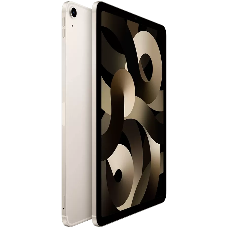 iPad Air 5, 64 ГБ Wi-Fi+Celular 2022, Starlight — image №2