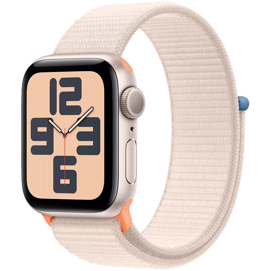 Apple Watch SE GPS Gen.2 (2023), 40millimetr, Starlight, Starlight Sport Loop — Изображение №1