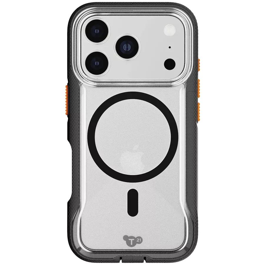 TECH21 Protective Case EvoPro with MagSafe, Clear Black for iPhone 17 Pro — Image №1