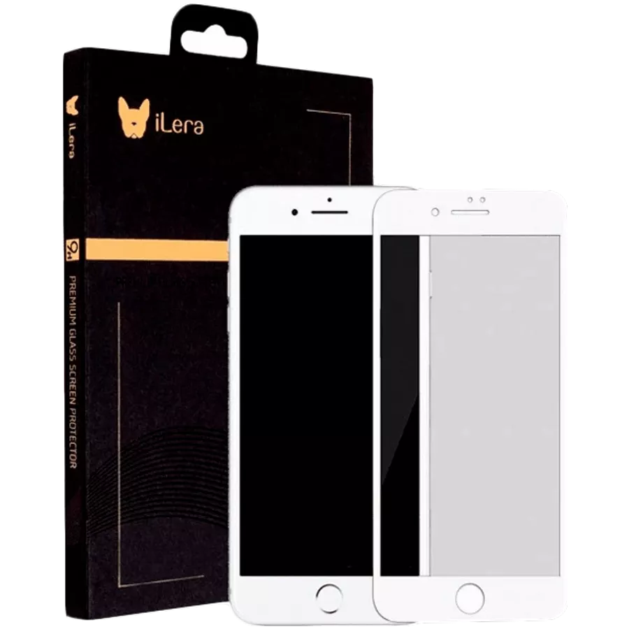 Захисне скло iLera  для iPhone 8/7, Matt Type, Білий — Зображення №1