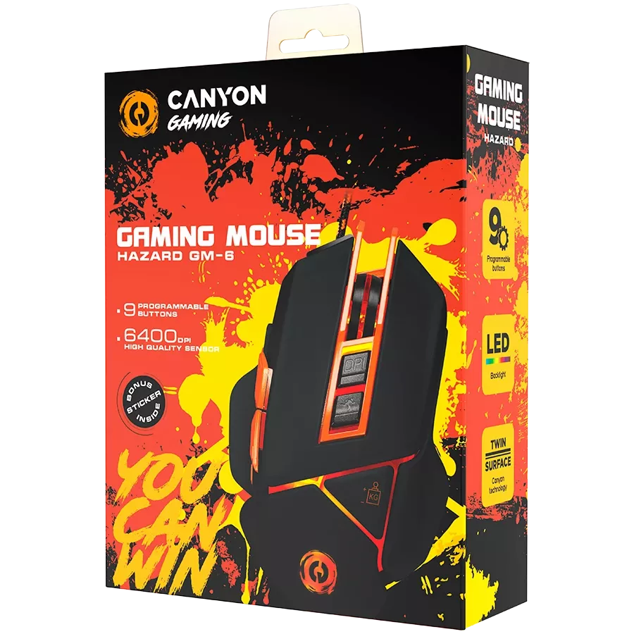 Игровая мышь CANYON Hazard GM-6 — Изображение №6
