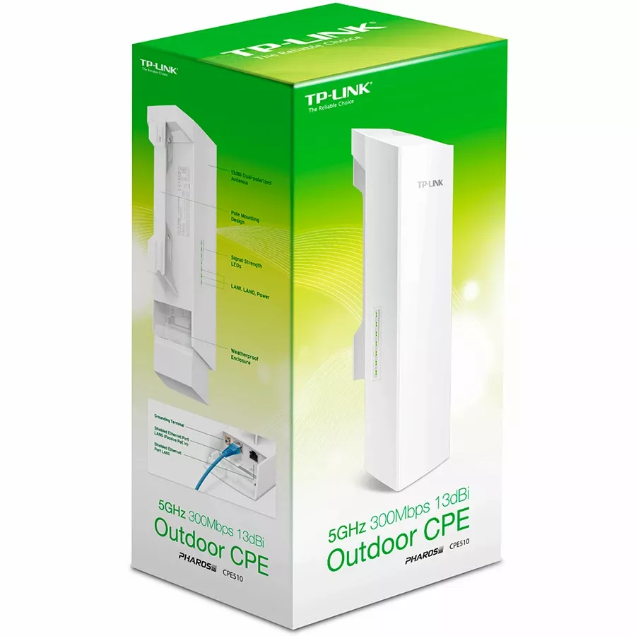 TP-LINK Ασύρματο σημείο πρόσβασης εξωτερικού χώρου CPE510 — Εικών №3