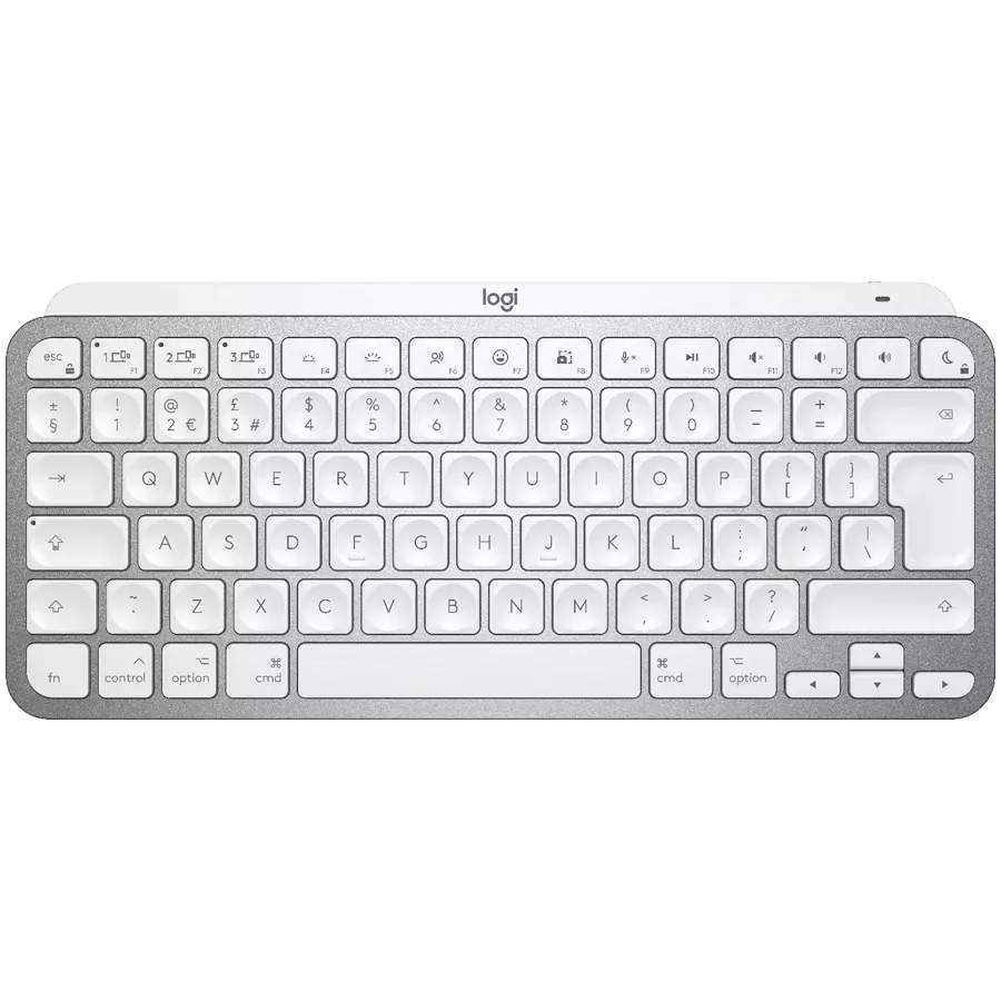 Клавиатура беспроводная Logitech MX Keys Mini For Mac Wireless Illuminated US Pale Grey (920-010526) — Изображение №1