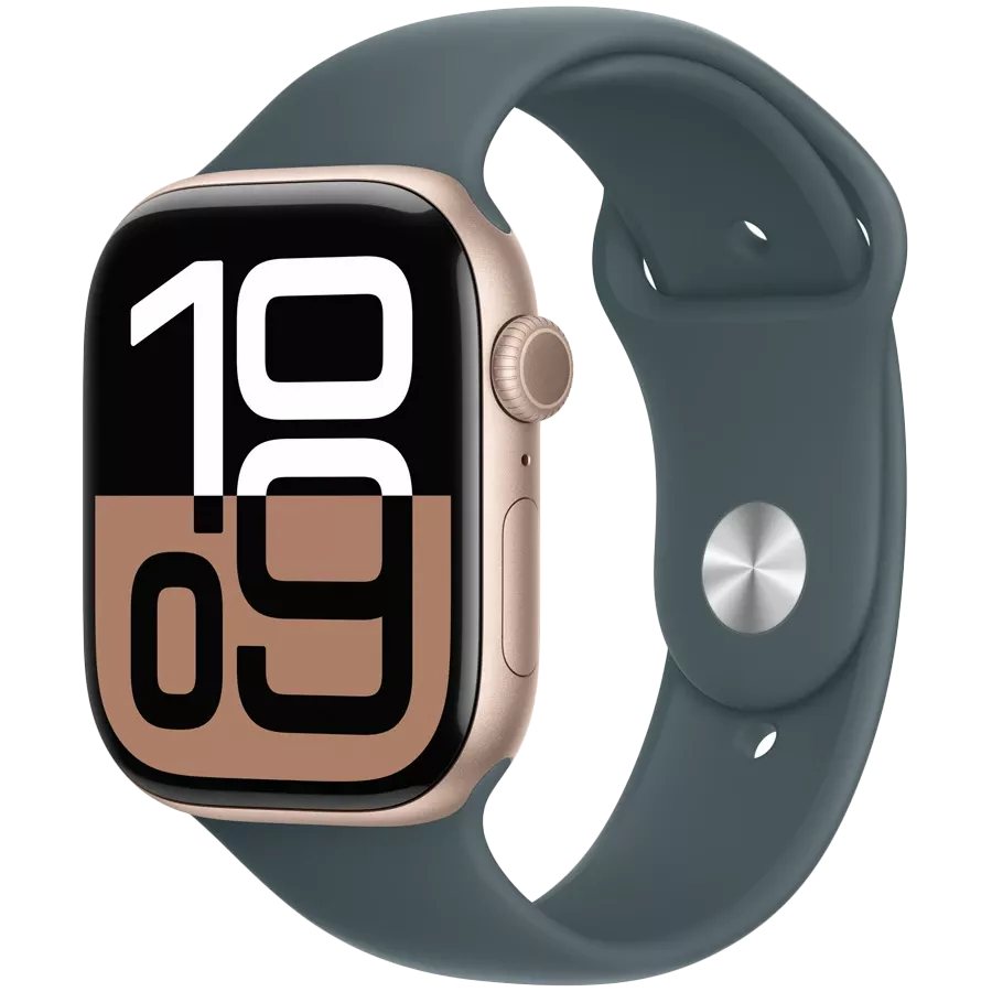 Бауды ұзарту APPLE 46mm Sport Band - S/M & M/L Sport Band Lake Green for Apple Watch 44/46 mm — image №2