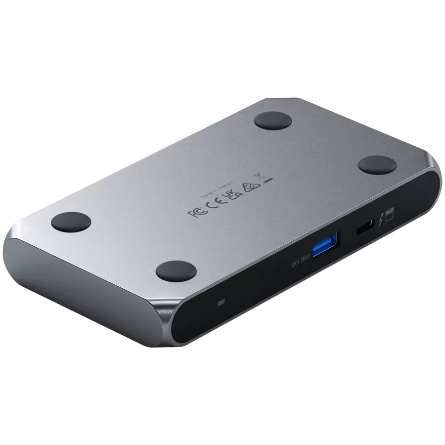 SATECHI  Multiport Adapter Thunderbolt 4 Slim Hub Pro Space Gray — Εικών №3