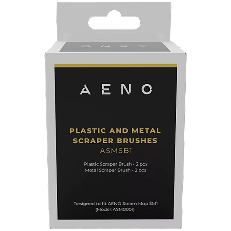 AENO  for SM1|АғылшынPlastic scraper brush+Metal scraper brush for steam mop SM1  (Plastic Scraper Brush - 2 pcs Metal Scraper Brush - 2 pcs)Ағылшын| — image №2