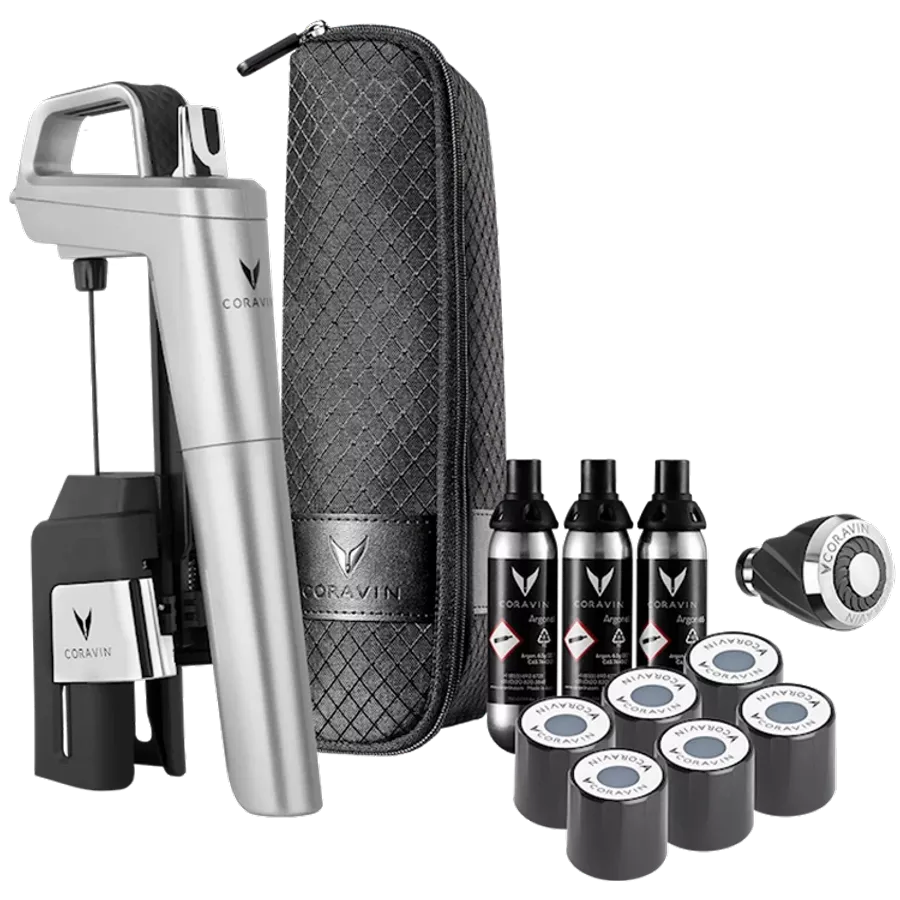 CORAVIN Timeless Six Plus  Timeless Six Plus, ΑσημίTimeless Six+ Wine Preservation System — Εικών №1