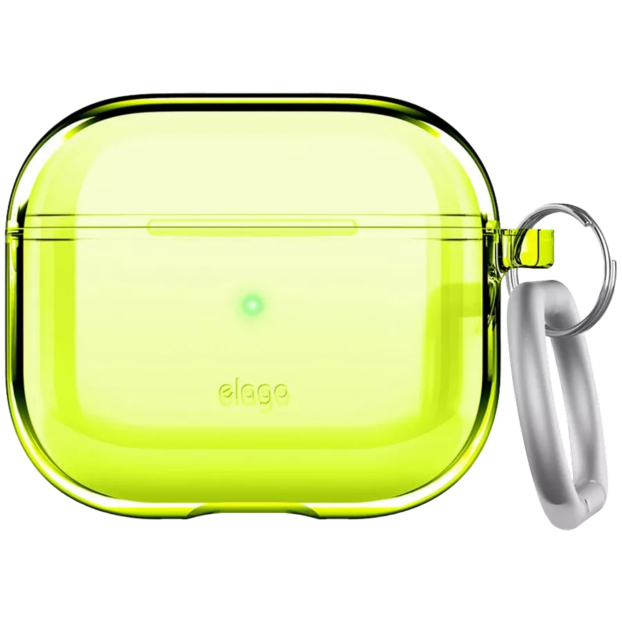 Чохол ELAGO Clear  Neon Yellow для AirPods (Gen3) — Зображення №1