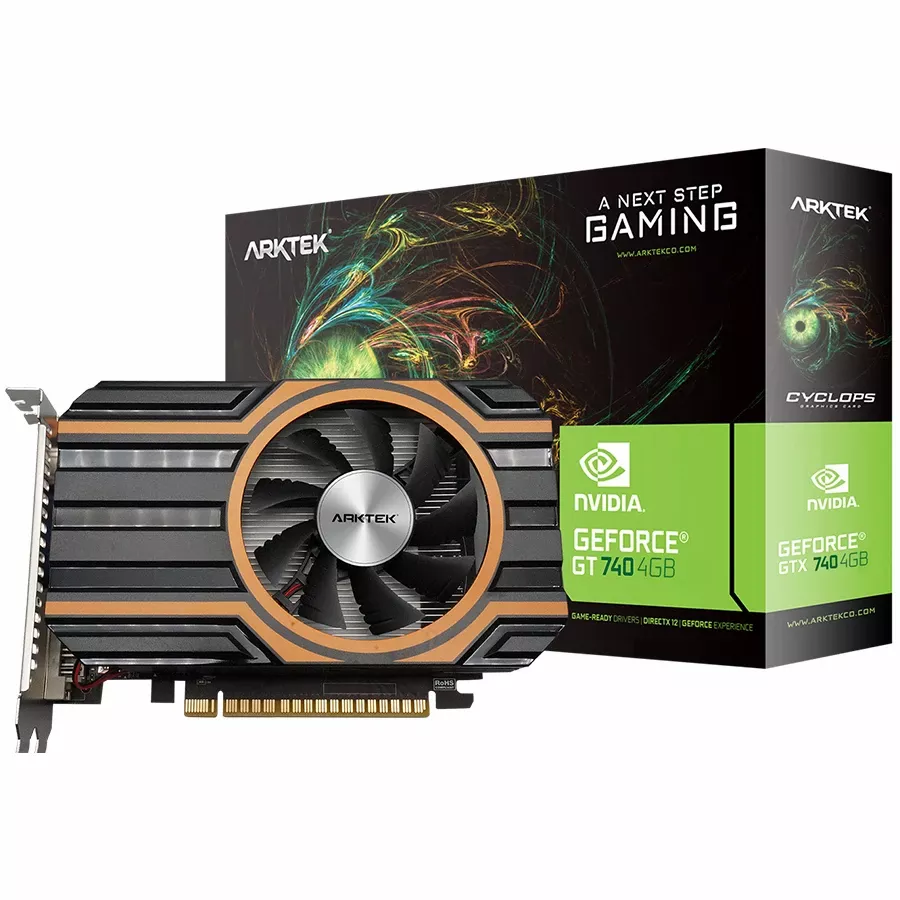 Arktek Nvidia GT740 4GB DDR5 128 bit HDMI DVI VGA Graphics Card