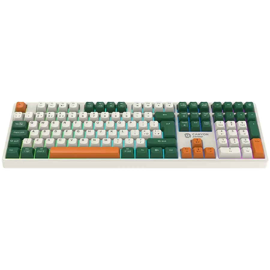 CANYON GKW-11 Gaming Keyboard, Wired and Wireless, Black — Image №2