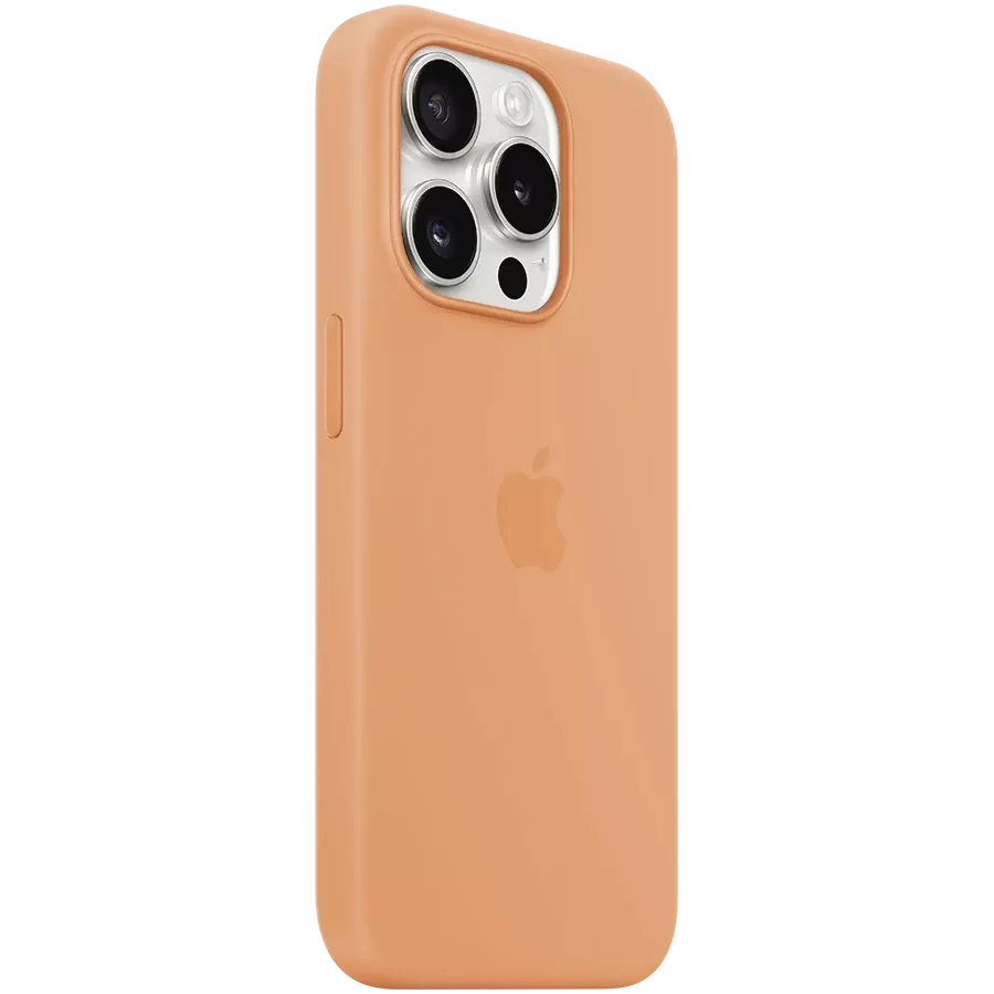 APPLE Θήκη Silicone Case with MagSafe με MagSafe, Orange Sorbet for iPhone 15 Pro — Εικών №2