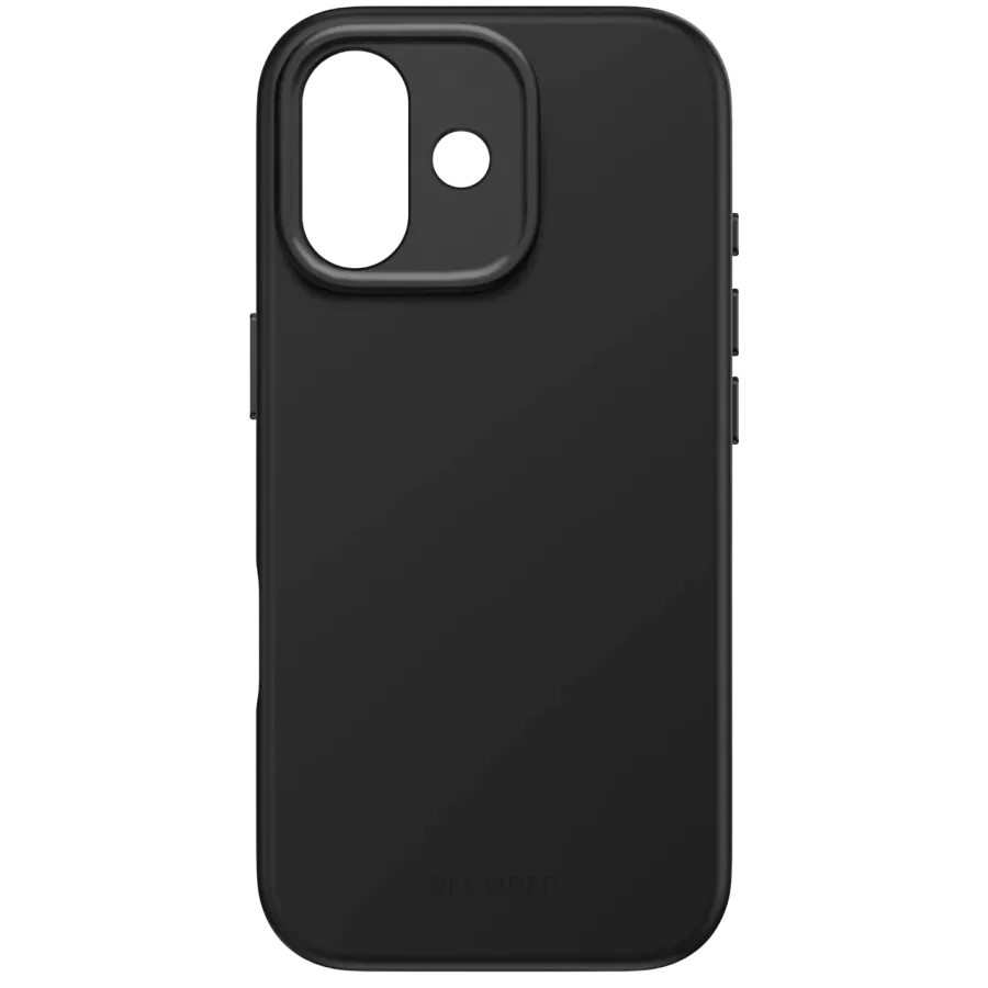 DECODED Case Antimicrobial Silicone MagSafe with MagSafe, Phantom Black for iPhone 17 — Image №2