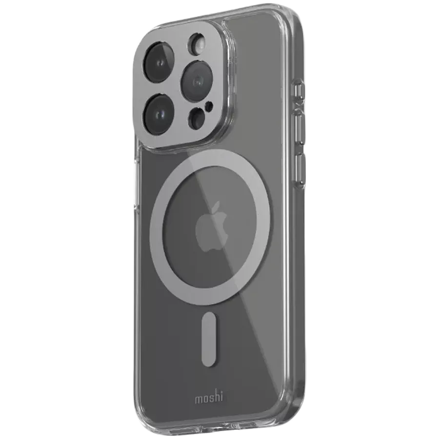 Чохол MOSHI iGlaze Slim Hardshell для iPhone 15 Pro, Meteorite Gray — Зображення №1
