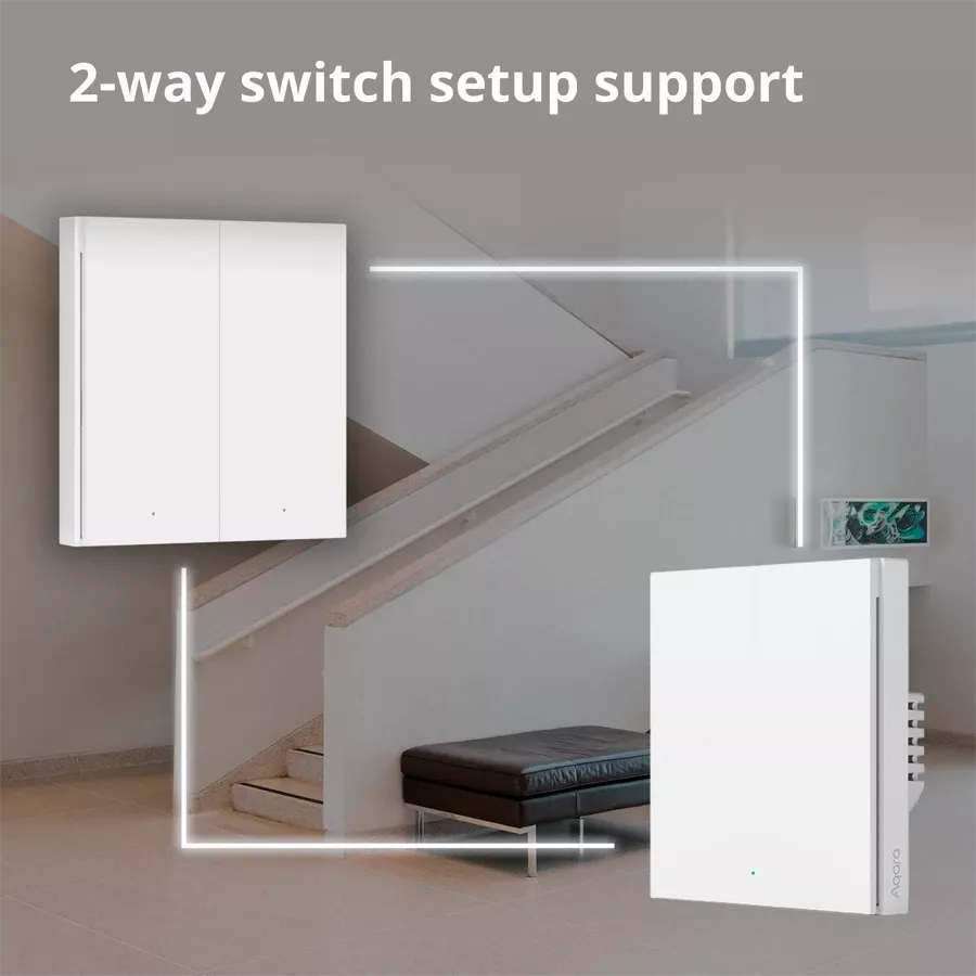 Wireless remote switch H1 (double rocker) AQARA, White — Image №12