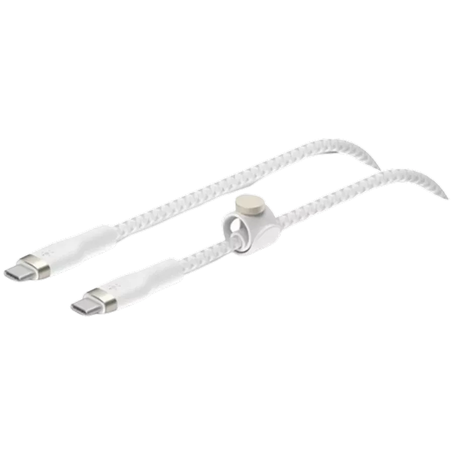 BELKIN Καλώδιο USB-C, 1 μετρητής, Μαύρο / Λευκό — Εικών №1