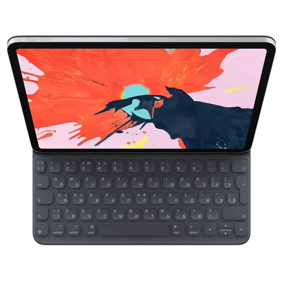APPLE Чехол-клавиатура Smart Keyboard Folio Чёрный для iPad Pro 12,9 дюйма (3-го поколения) — image №1