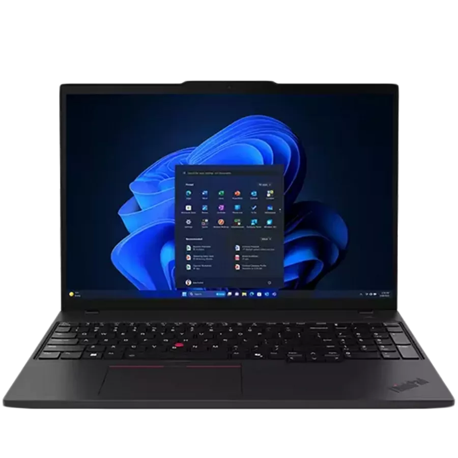 Φορητός LENOVO ThinkPad T16 Gen 3 16" (1920x1200), Core Ultra 7 155U, 32 γιγαμπάιτε, Graphics, Μαύρος, 1 τεραμπάιτε — Εικών №1 Φορητός LENOVO ThinkPad T16 Gen 3 16" (1920x1200), Core Ultra 7 155U, 32 γιγαμπάιτε, Graphics, Μαύρος, 1 τεραμπάιτε — Εικών №1