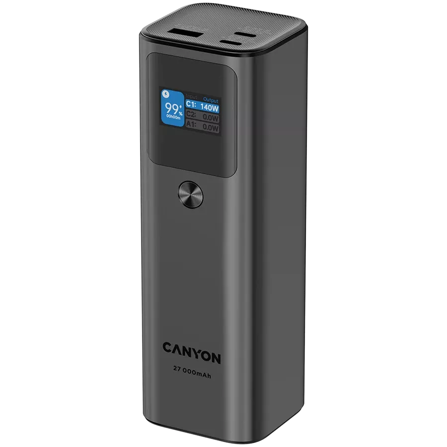 Baterie externă CANYON, 27000 mAh, Black — image №2