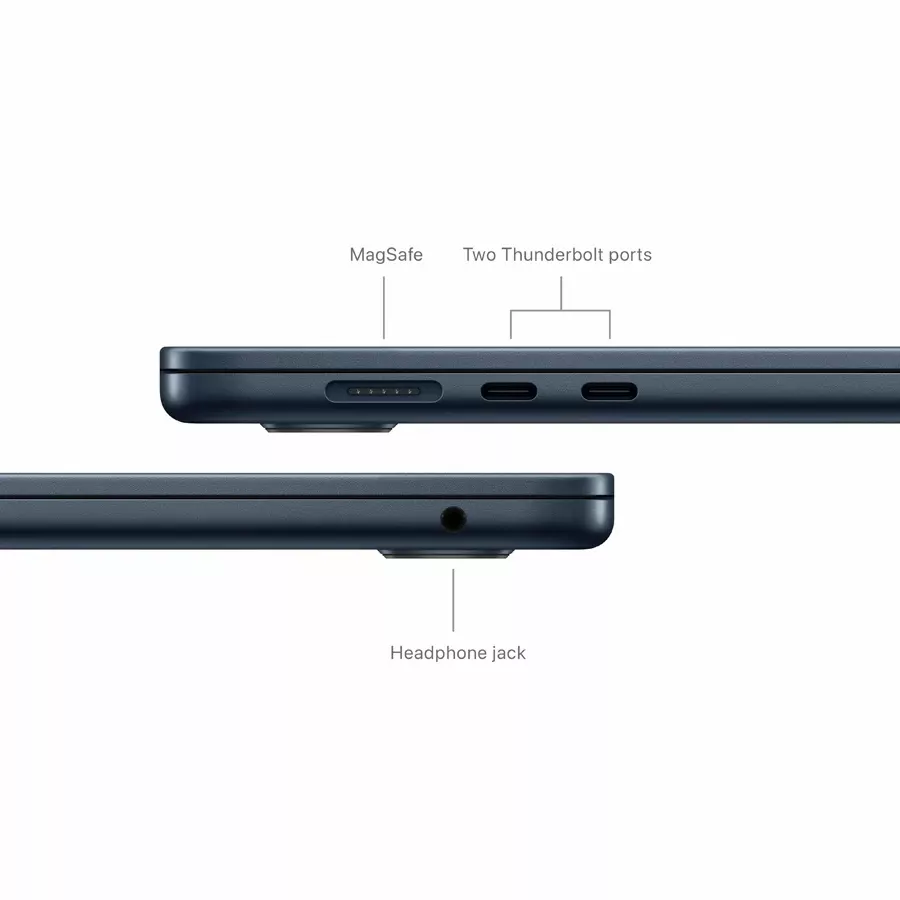 MacBook Air 15.3"  M3 (8C CPU/10C GPU), 8 GB, 256 GB, Midnight — Image №7