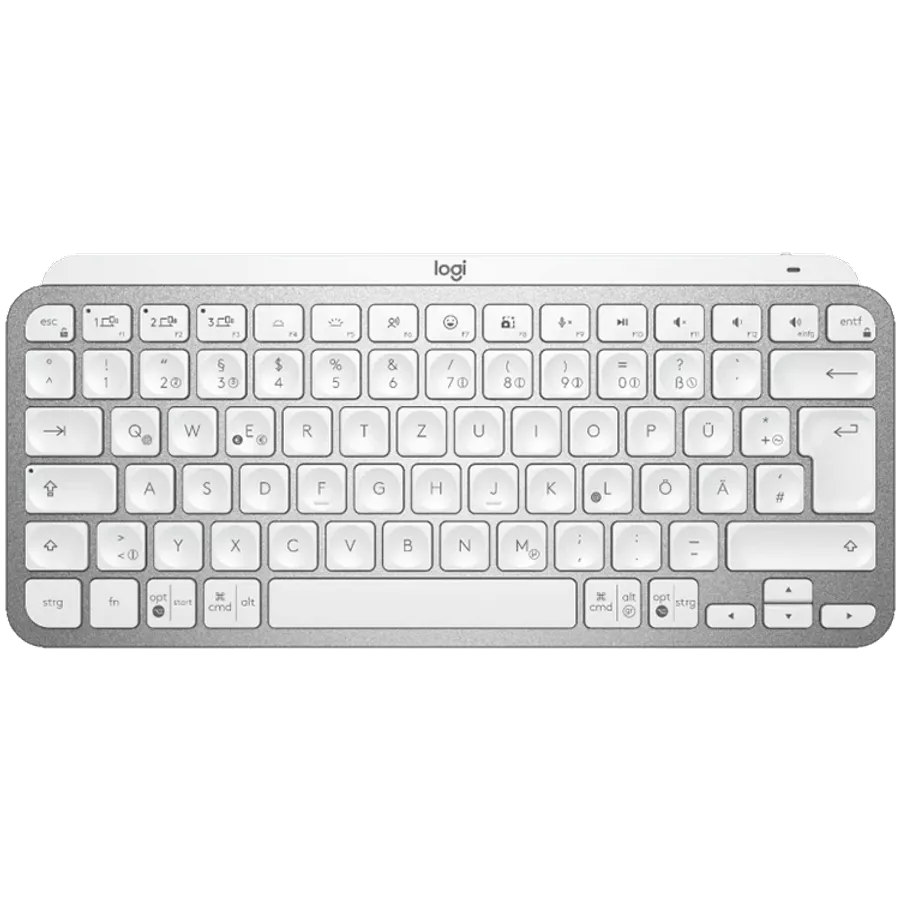LOGITECH MX Keys Mini Keyboard, Wireless, Pale Grey, Slovenian/International EN — Image №1