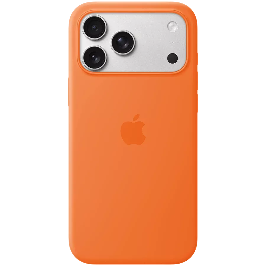 APPLE Silicone Case with MagSafe, Orange for iPhone 17 Pro Max — Image №1