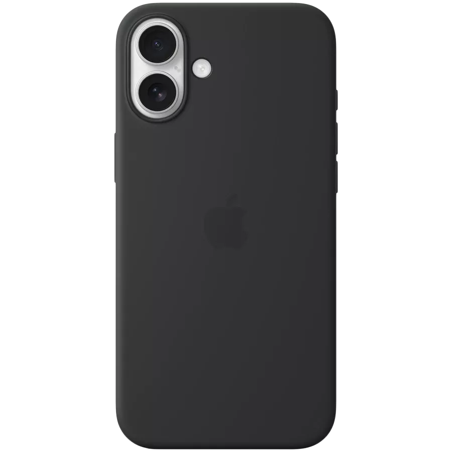 APPLE Silicone Case with MagSafe Black for iPhone 16 Plus — Image №1