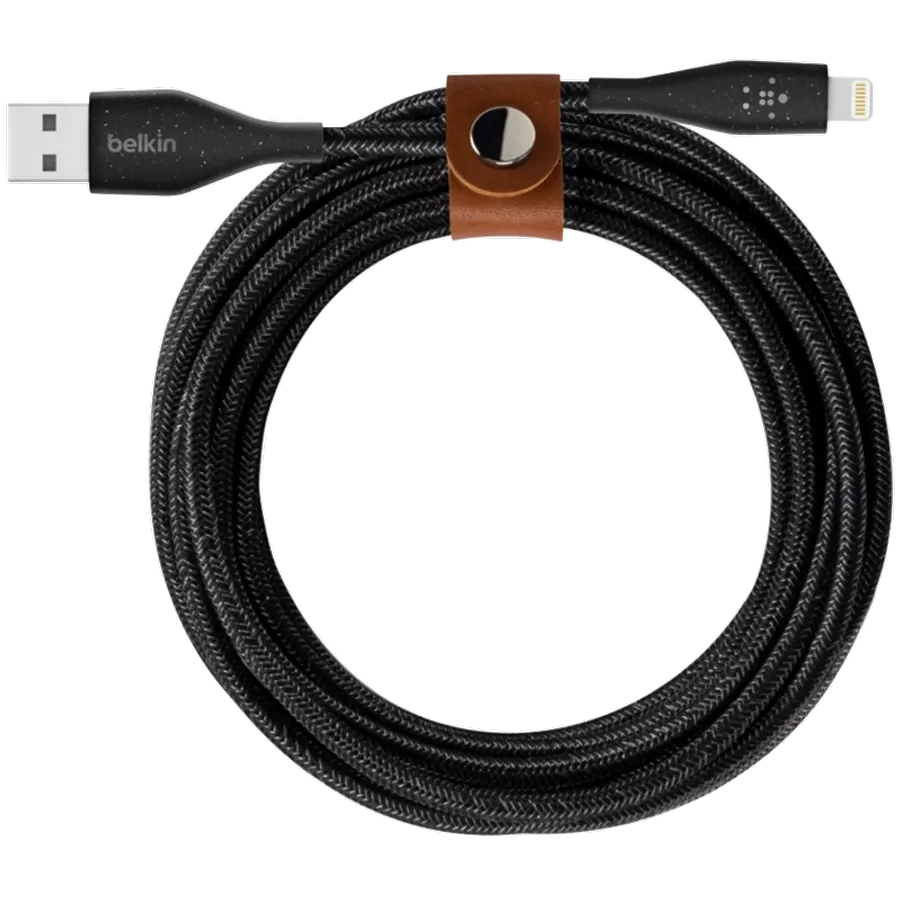 BELKIN Καλώδιο USB σε Lightning, 2 μετρητής, Μαύρος — Εικών №1