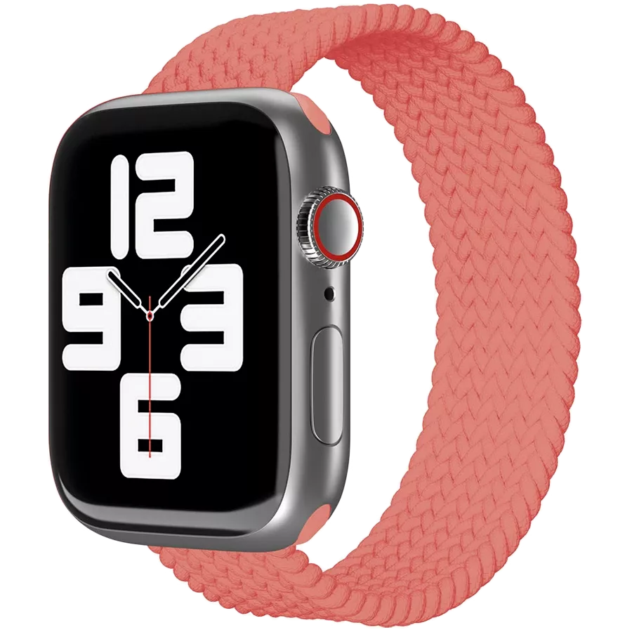 Ремешок VLP Woven nylon strap для Apple Watch 38/40/41 Коралловый — image №1