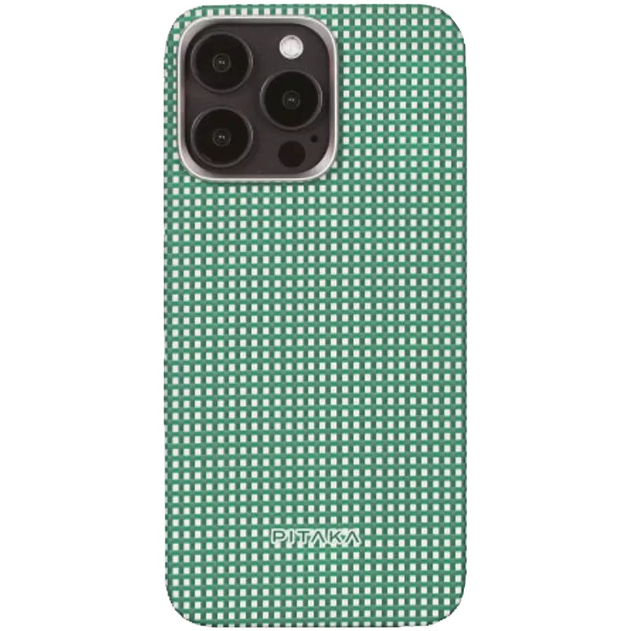 Protective Case PITAKA MagEZ Case Slim and Light with MagSafe Forest Green for iPhone 15 Pro Max — Image №1