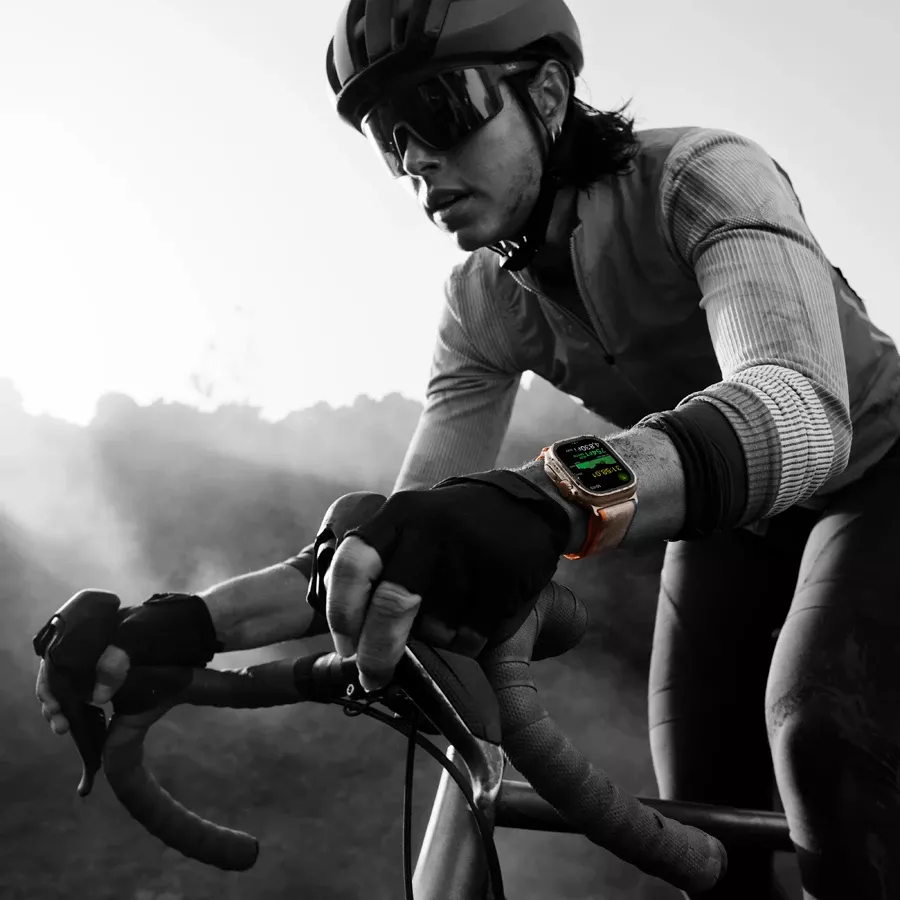 Apple Watch Ultra Series 2 GPS + Cellular, 49mm, Natural, Orange Ocean Band — Image №5