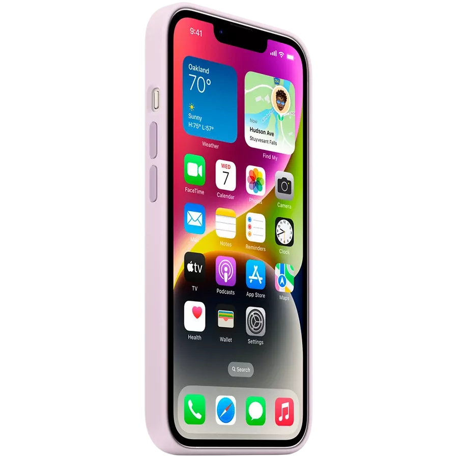 Պատյան APPLE Silicone Case հետ MagSafe Բաց մանուշակագույն for iPhone 14 — image №3