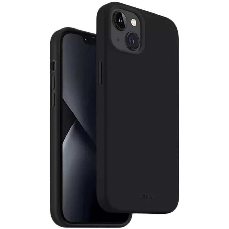 Case UNIQ Lino  Midnight Black for iPhone 14 Plus — Image №1